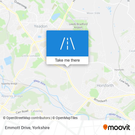 Emmott Drive map