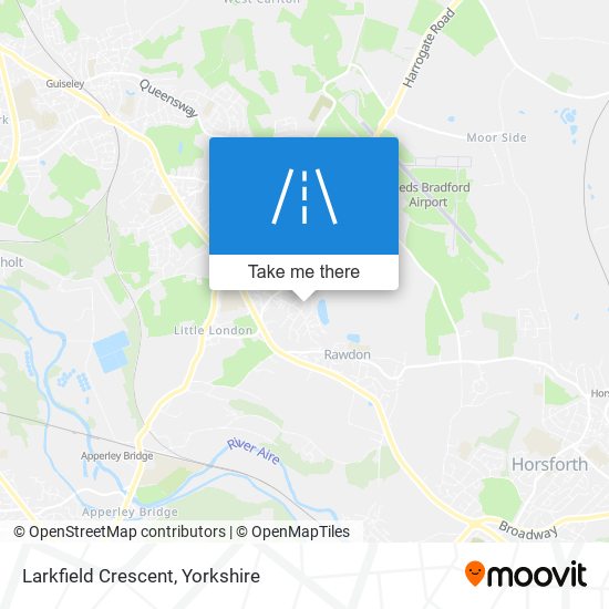 Larkfield Crescent map