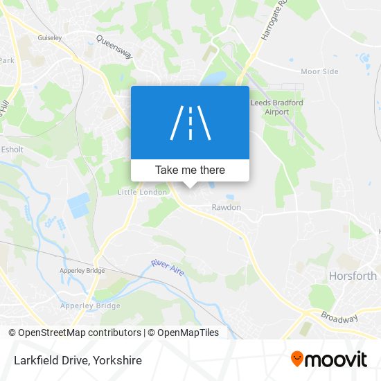 Larkfield Drive map