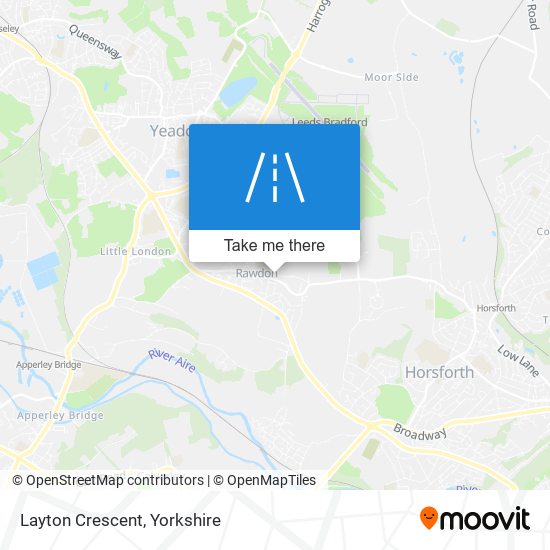 Layton Crescent map