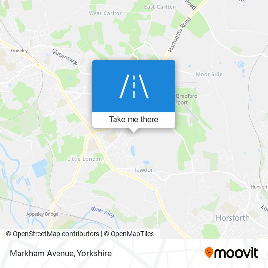 Markham Avenue map