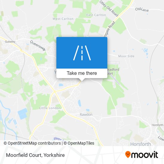 Moorfield Court map