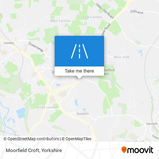Moorfield Croft map