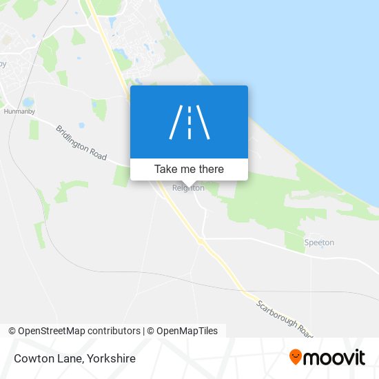 Cowton Lane map