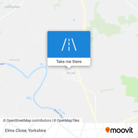Elms Close map