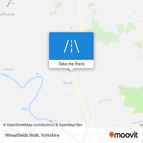 Wheatfields Walk map