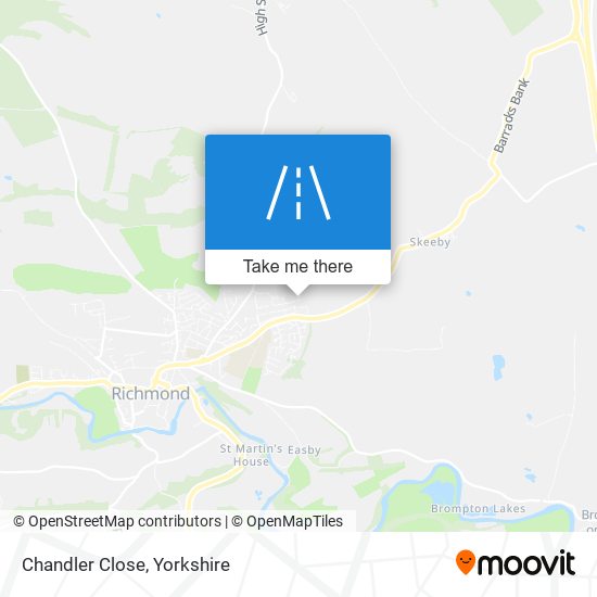 Chandler Close map