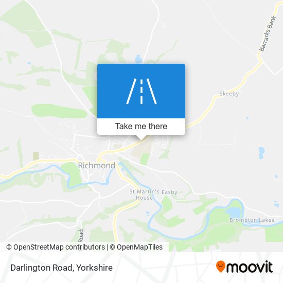 Darlington Road map