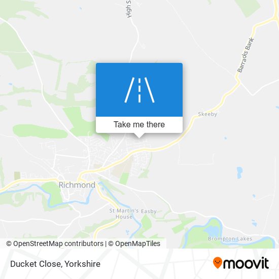 Ducket Close map