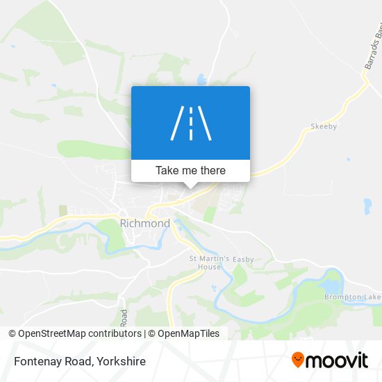 Fontenay Road map
