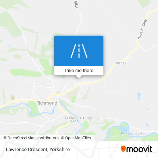 Lawrence Crescent map