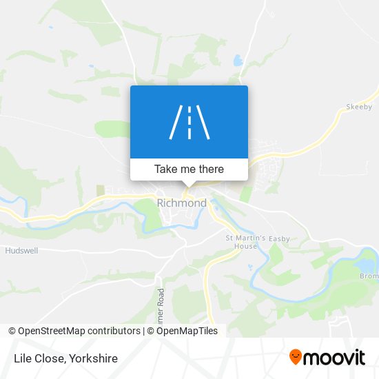 Lile Close map