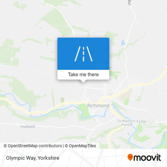 Olympic Way map