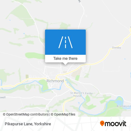 Pikepurse Lane map