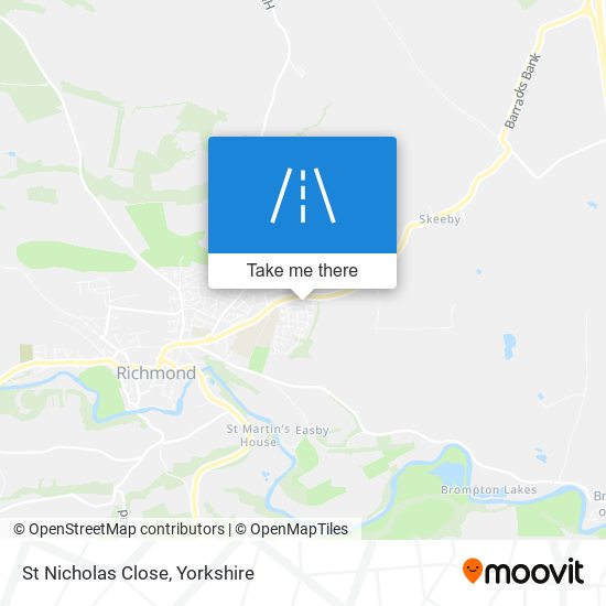 St Nicholas Close map