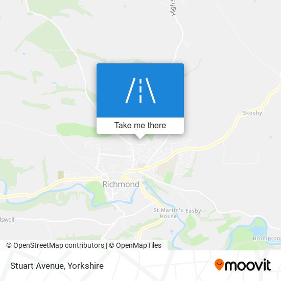 Stuart Avenue map
