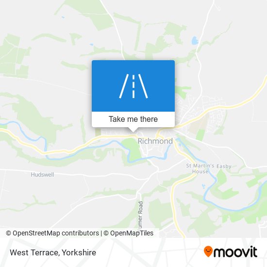 West Terrace map