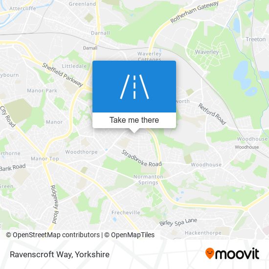 Ravenscroft Way map
