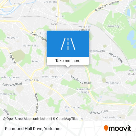 Richmond Hall Drive map