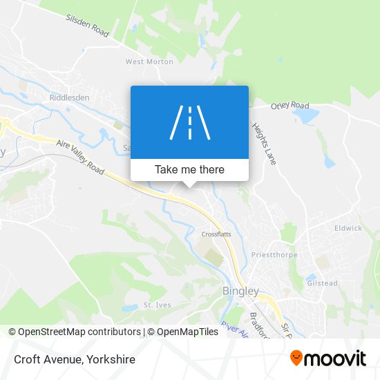 Croft Avenue map