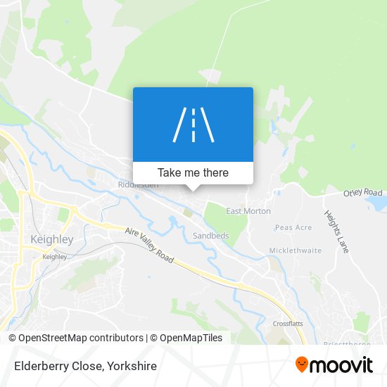 Elderberry Close map
