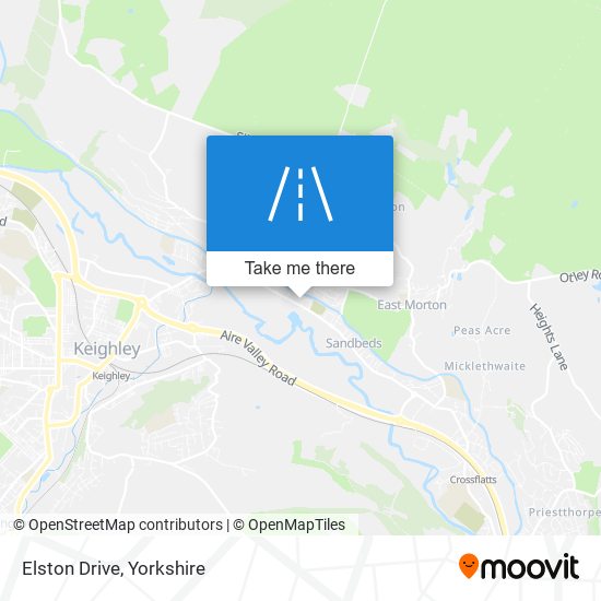 Elston Drive map