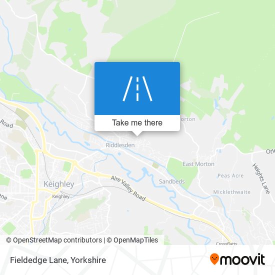 Fieldedge Lane map