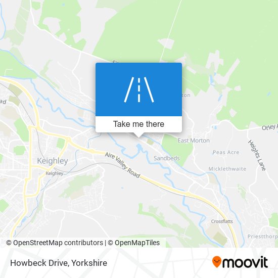 Howbeck Drive map