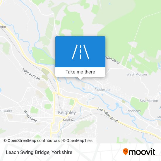 Leach Swing Bridge map
