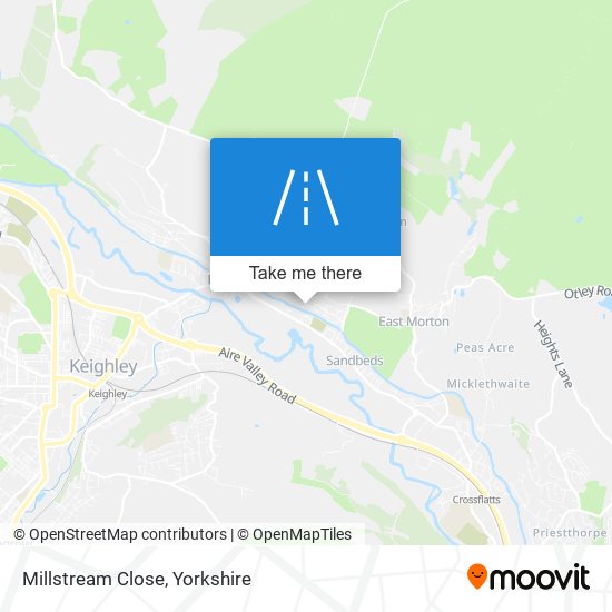 Millstream Close map