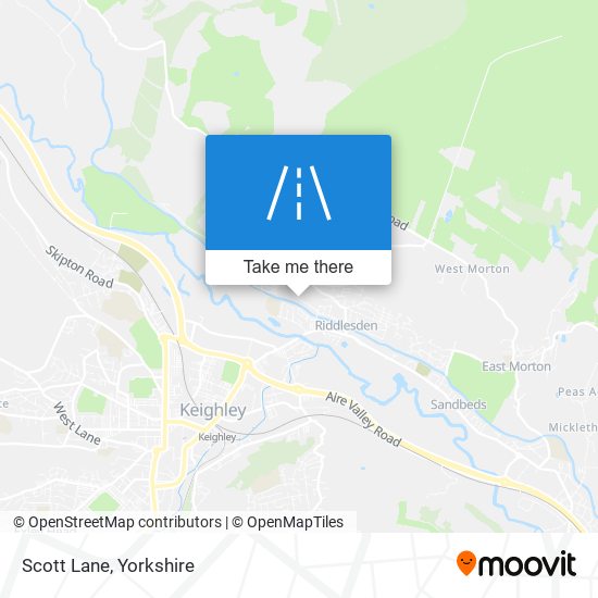 Scott Lane map