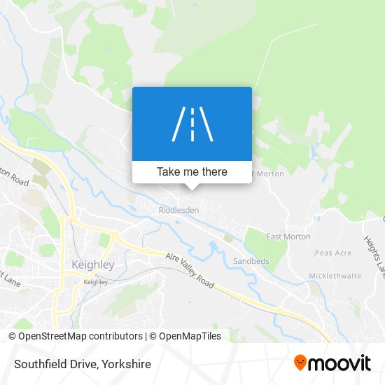 Southfield Drive map