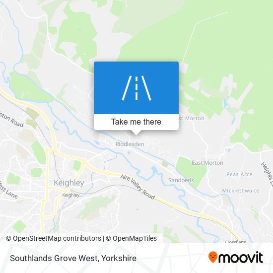 Southlands Grove West map