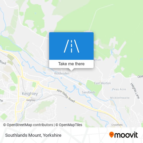 Southlands Mount map