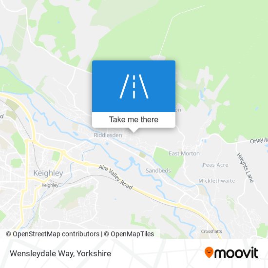 Wensleydale Way map
