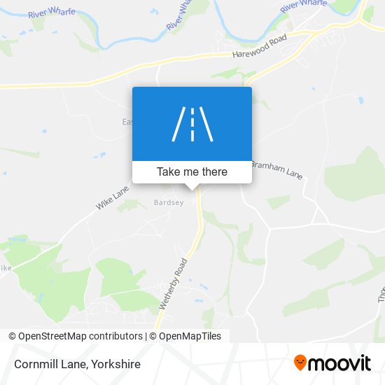 Cornmill Lane map