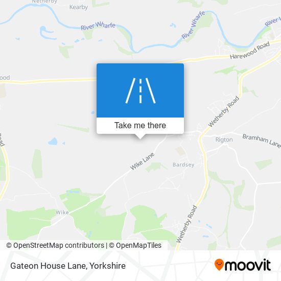 Gateon House Lane map