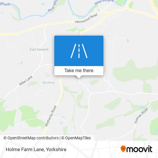 Holme Farm Lane map