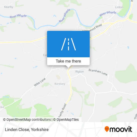 Linden Close map
