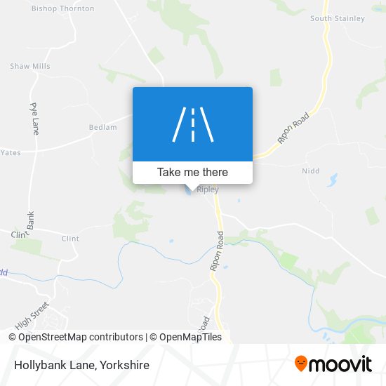 Hollybank Lane map