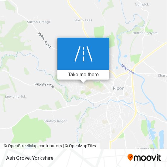Ash Grove map
