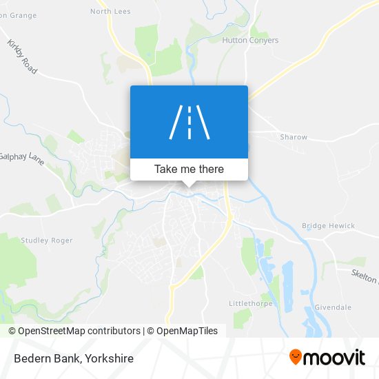 Bedern Bank map