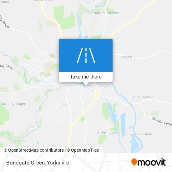 Bondgate Green map