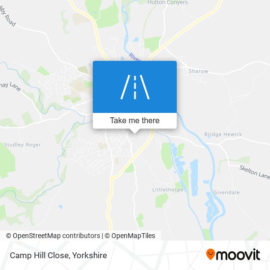 Camp Hill Close map