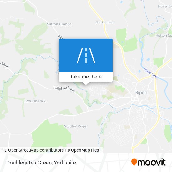 Doublegates Green map