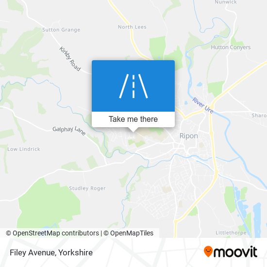 Filey Avenue map