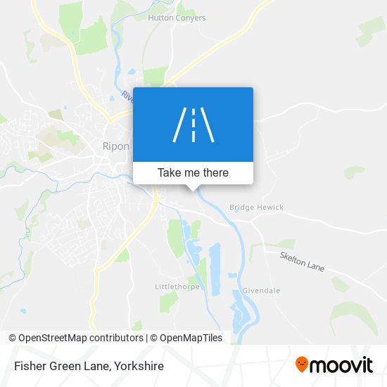 Fisher Green Lane map