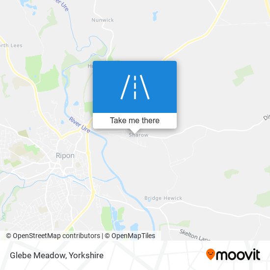 Glebe Meadow map