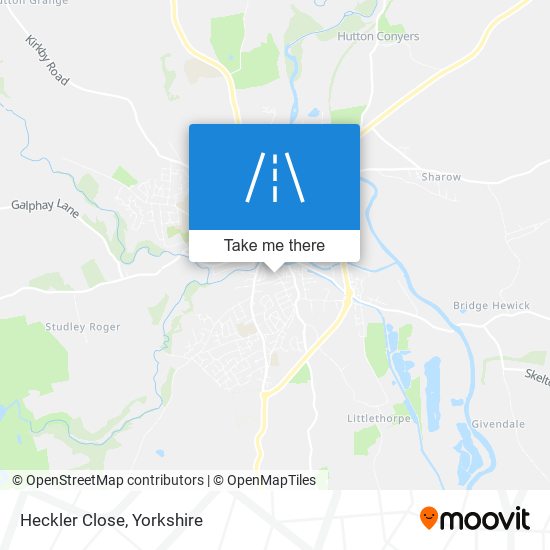 Heckler Close map