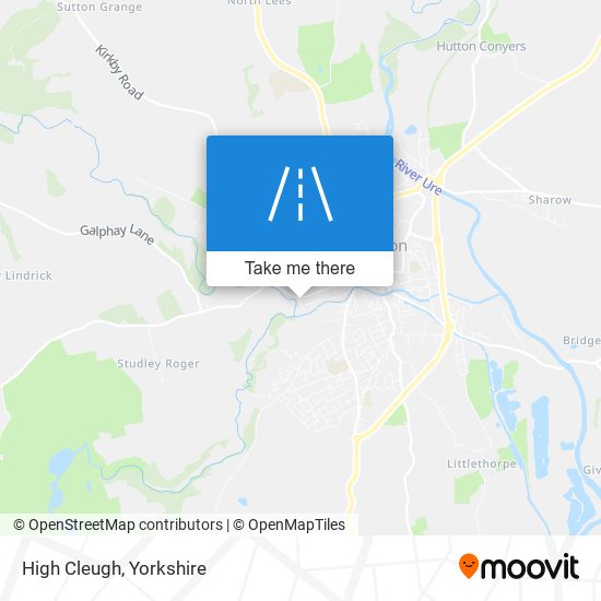 High Cleugh map